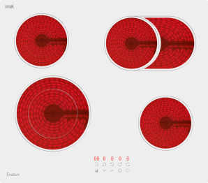 Варочная панель электрическая EVELUX HEV 642 W