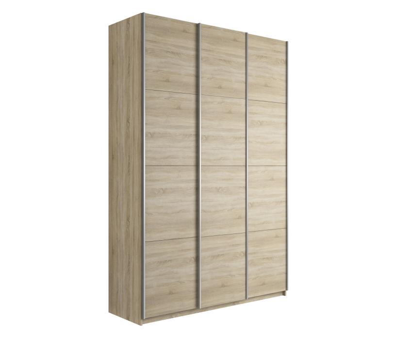 Шкафы-купе 3-х дверные, Шкаф Прайм трио ДСП 2300 x 2100 x 570