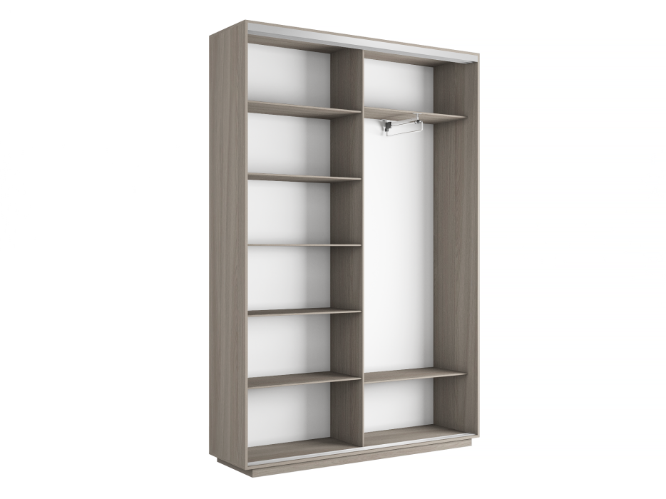 Шкафы-купе 2-х дверные, Шкаф-купе Экспресс Медиум дуо 2400 x 1400 x 450