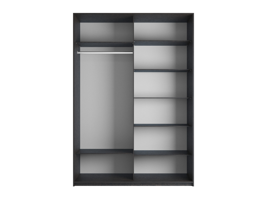 Шкафы-купе 2-х дверные, Шкаф-купе Прайм 2-х дверный Стекла хаки/Доводчики 160х57х230