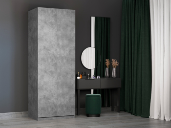 Шкаф распашной Локер Распашной/доп. полки + модуль 80х220х53