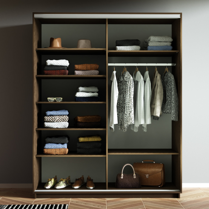 Шкафы-купе, Шкаф-купе Экспресс Экспенс дуо 2200 x 1400 x 600