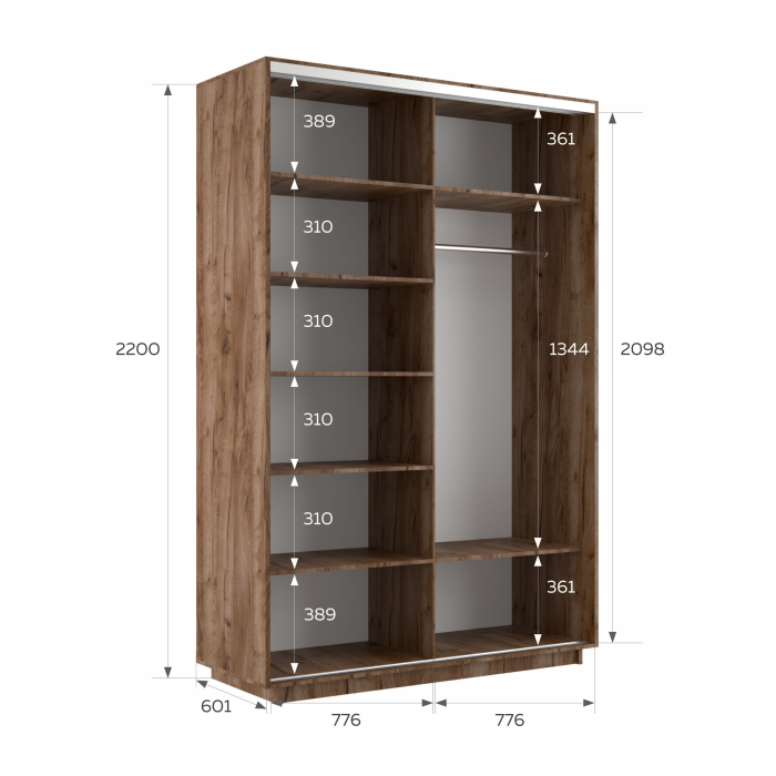 Шкафы-купе 2-х дверные, Шкаф-купе Экспресс 2-х дверный Фотопечать Шелк Стекла 160х60х220