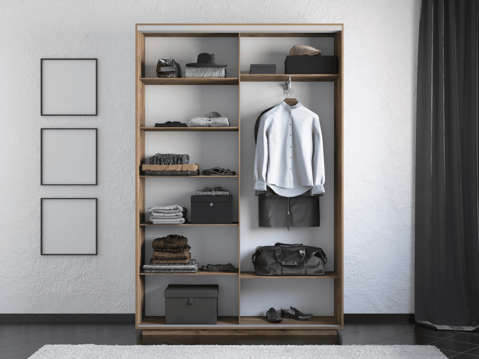 Шкафы-купе 2-х дверные, Шкаф-купе Экспресс 2-х дверный Фотопечать Шелк Стекла 140х45х220