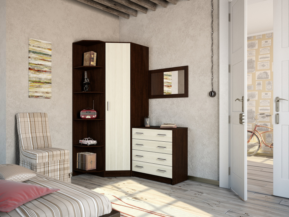 Угловые шкафы, Шкаф угловой ЛДСП