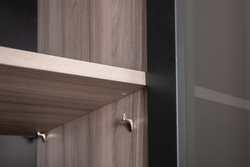 Стеклянные, Шкаф-витрина Роквуд 16.322.04