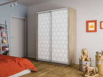 Шкаф-купе Экспресс 2-х дверный Фотопечать Калейдоскоп Стекла 140х45х220