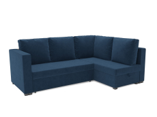 Диваны угловые в гостиную, Угловой диван Монако, велюр Luna