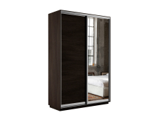 Шкафы-купе 2-х дверные, Шкаф-купе Экспресс Медиум дуо 2200 x 1600 x 450