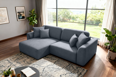 Диван угловой Спейс, Велюр