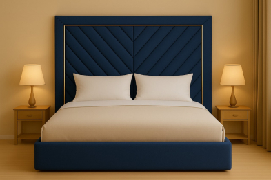 Кровать Елочка в базовых тканях, с основанием и без подъемного механизма, 160х200