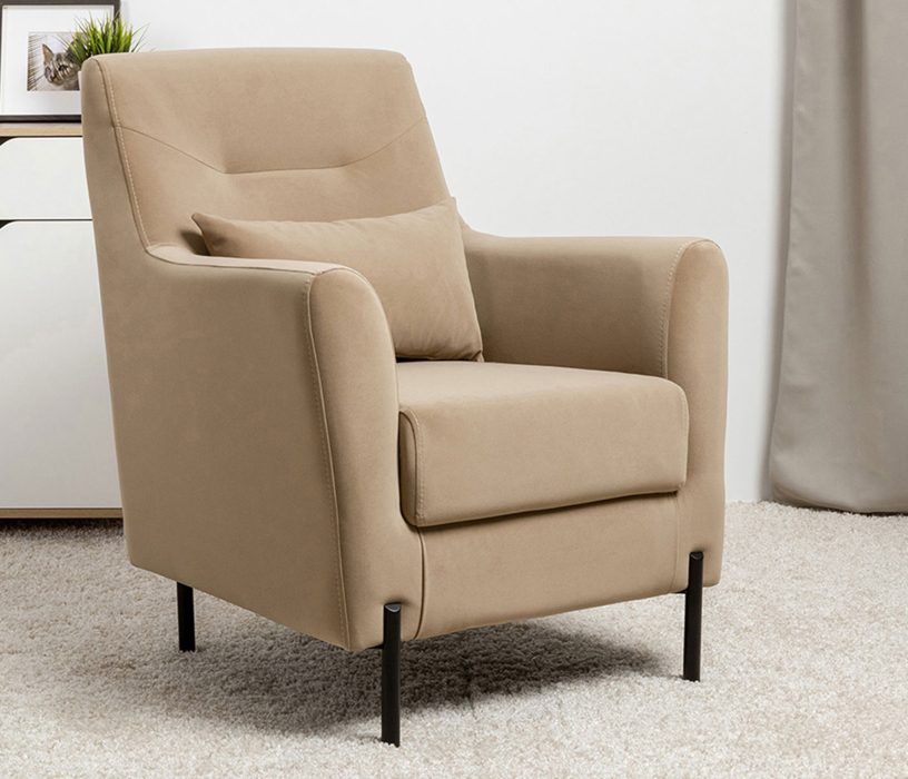 Кресло для отдыха, Кресло Барселона, Велюр Diagonal