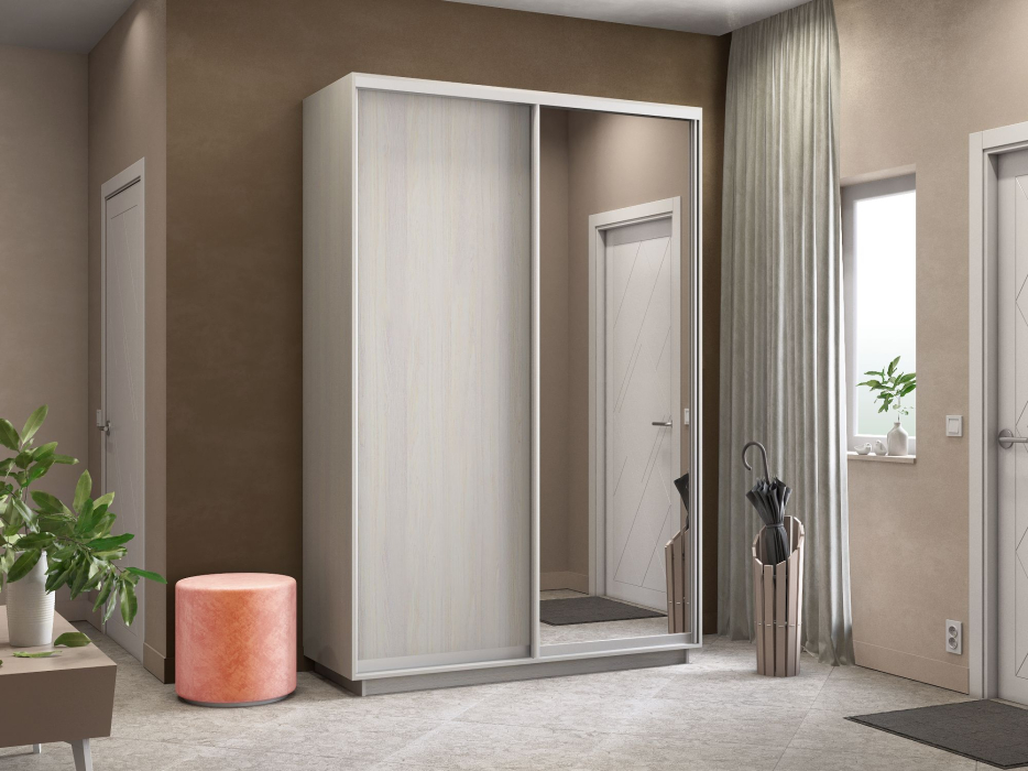 Шкафы-купе, Шкаф-купе Экспресс Медиум дуо 2200 x 1600 x 600