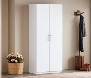 Шкаф двухдверный Макс 1000 мм, вариант №1 (ЛДСП)