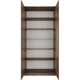 Шкаф распашной Локер 2-х дверный с полками