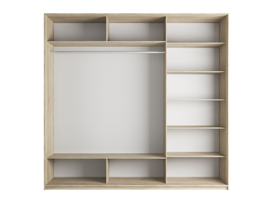 Шкафы-купе 3-х дверные, Шкаф-купе Прайм 3-х дверный Стекла черные/ДСП/Доводчики 180х57х230