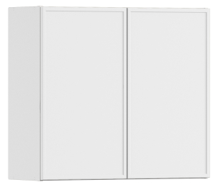 Квадро шкаф навесной 2 дв 80х72 см