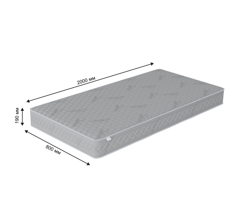 800 x 2000, Матрас Премиум Пломбир 800*2000