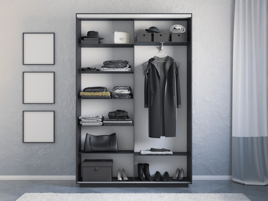 Шкафы-купе 2-х дверные, Шкаф-купе Экспресс 2-х дверный Фотопечать Ленты Стекла 140х45х240