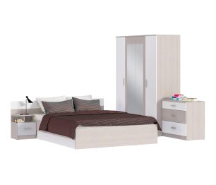 Уют СБ-2748/1 Тумба Авиньон,Белый/Белый