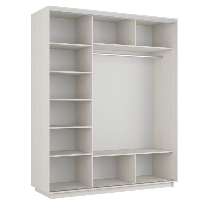 Шкафы-купе 3-х дверные, Шкаф-купе Экспресс 3-х дверный Фотопечать Ленты Стекла 180х60х240