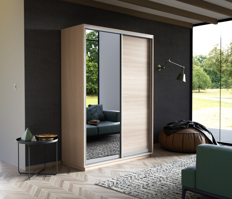 Шкафы-купе, Шкаф-купе Экспресс Медиум дуо 2200 x 1200 х 600