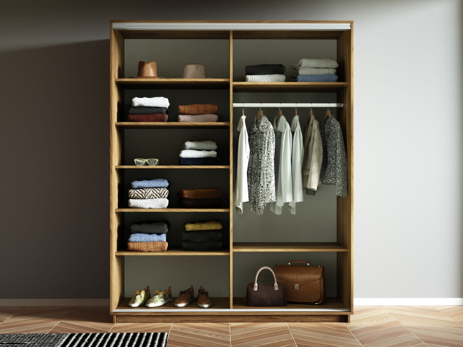 Шкафы-купе 2-х дверные, Шкаф-купе Экспресс 2-х дверный Фотопечать Ленты Стекла 140х60х220