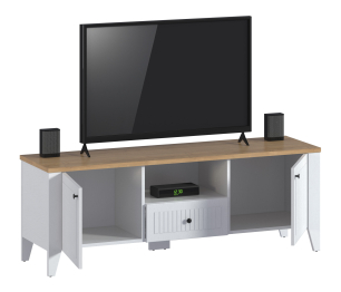 Набор для гостиной Монтана Белый Альпийский,Дуб Гамильтон/МДФ Дуб Белый