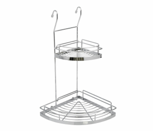 Полка угловая 2 яруса (мал и бол) 23*43,5*23 см (12)