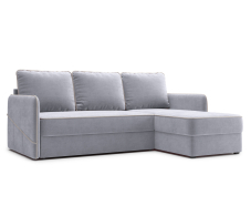 Диваны угловые в гостиную, Диван угловой Слим, Велюр