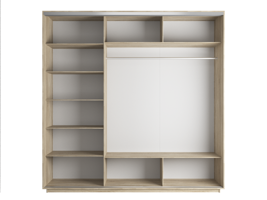 Шкафы-купе, Шкаф-купе Экспресс 1010, 180х60х240