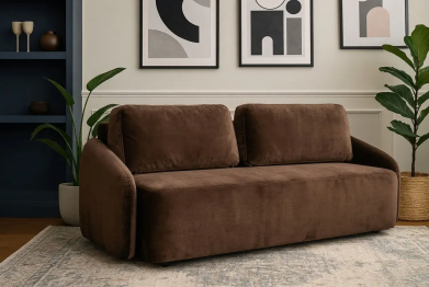 Диван Форест 225 см в обивке искусственный мех HUSH