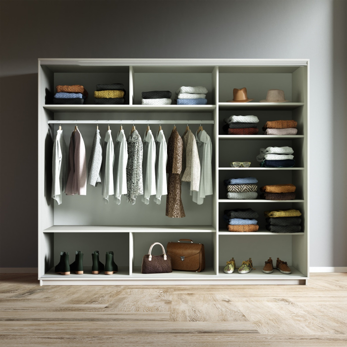 Шкафы-купе 3-х дверные, Шкаф-купе Экспресс 3-х дверный Фотопечать Квадрат Стекла 210х60х220