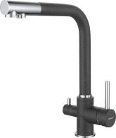Смесители, Смеситель GranFest для кухни Г-обр с краном питьевой воды