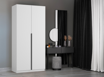 Шкаф складной Е1 Локер ("Гармошка") 101х52,5х220 см, с модулем