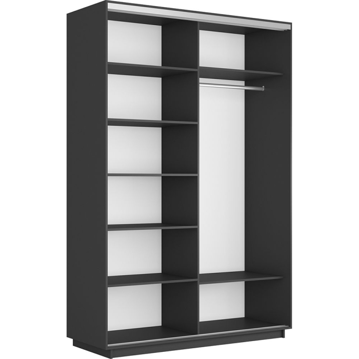 Шкафы-купе 2-х дверные, Шкаф-купе Экспресс 2-х дверный Фотопечать Шелк Стекла 160х60х220