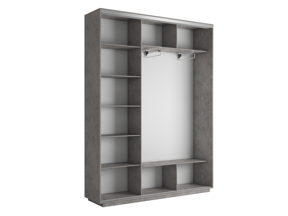 Шкафы-купе 3-х дверные, Шкаф-купе Экспресс Элемент трио 2200 x 2400 x 450