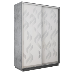 Шкаф-купе Экспресс 2-х дверный Фотопечать Ленты Стекла 120х45х240