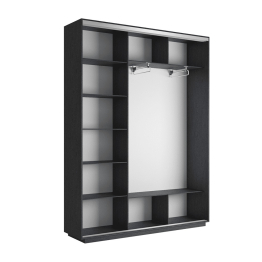 Шкаф-купе Экспресс 3-х дверный Фотопечать Квадрат Стекла 240х45х220