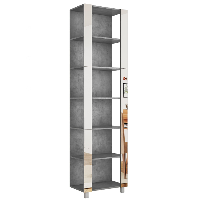 Открытые, Стеллаж модульный Универсальный 35х60х220 Зеркало