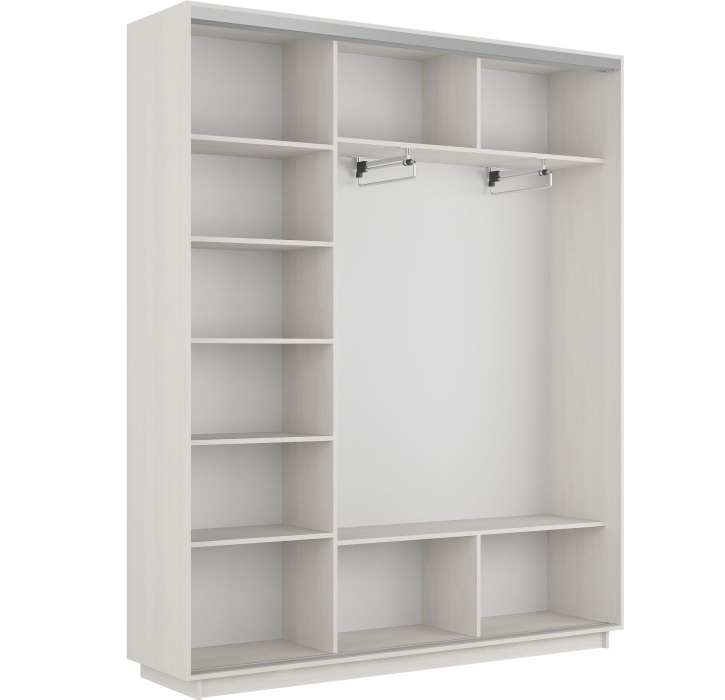 Шкафы-купе 3-х дверные, Шкаф-купе Экспресс 3-х дверный Фотопечать Калейдоскоп Стекла 240х45х220