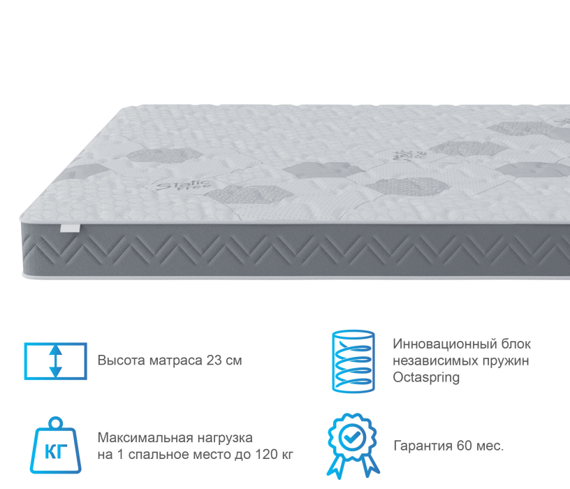 800 x 2000, Матрас Корсика-Зодиак 800х2000