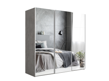 Шкаф-купе Эста Зеркало+Зеркало+Зеркало 300х66х240