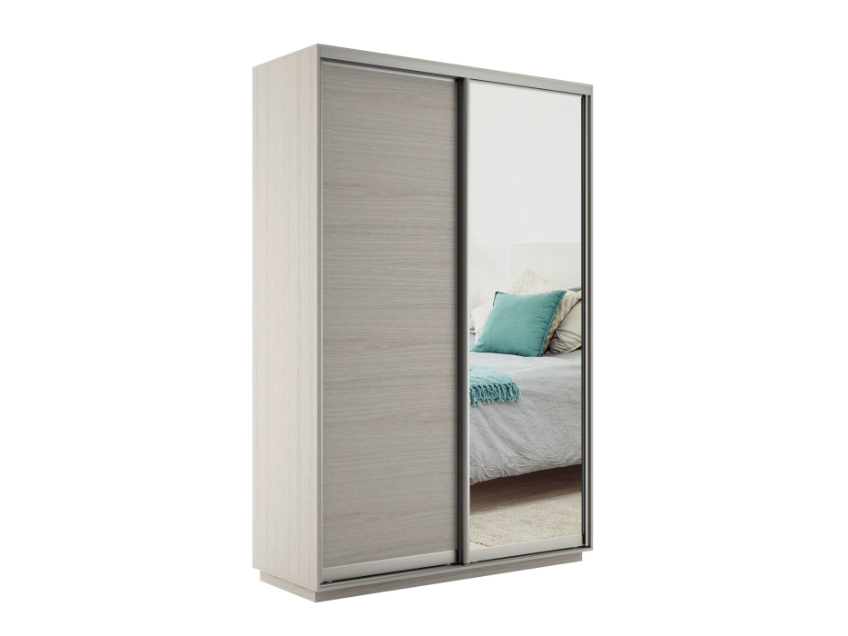 Шкафы-купе 2-х дверные, Шкаф-купе Экспресс Медиум дуо 2200 x 1400 x 450