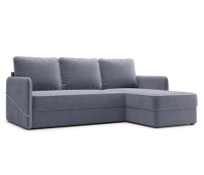 Диваны угловые в гостиную, Диван угловой Слим, Велюр