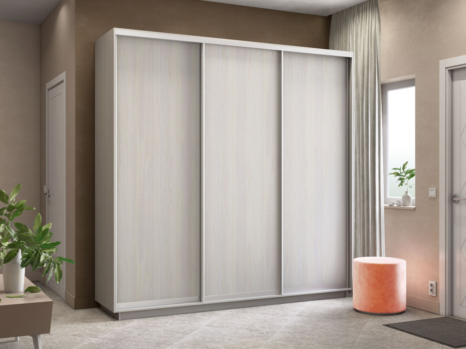 Шкафы-купе 3-х дверные, Шкаф-купе Экспресс Элемент трио 2200 x 2400 x 450