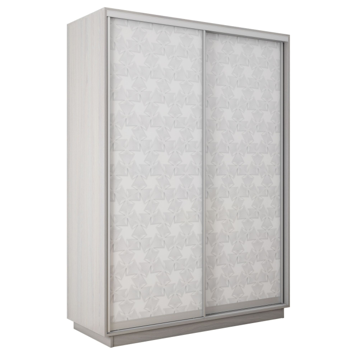 Шкафы-купе 2-х дверные, Шкаф-купе Экспресс 2-х дверный Фотопечать Калейдоскоп Стекла 160х45х240