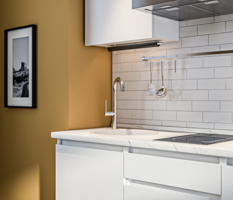 Кухонные гарнитуры, Кухонный гарнитур Леон прямой 1800 см