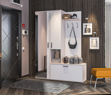 Прихожие, Прихожая Саша СБ-2739 Авиньон/Белый