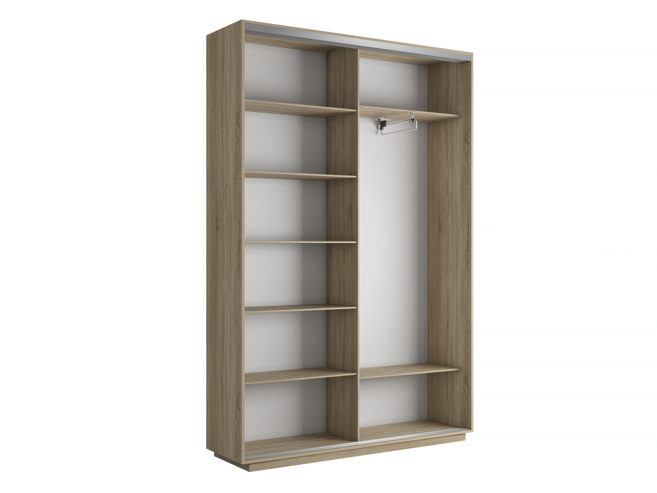 Шкафы-купе 2-х дверные, Шкаф-купе Экспресс Медиум дуо 2400 x 1400 x 450